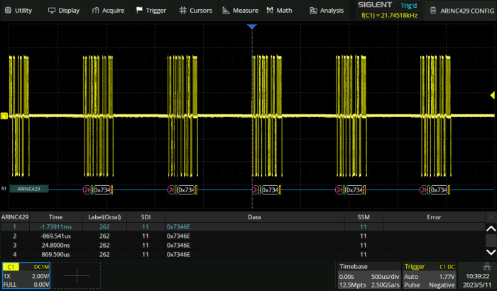 SDS-5000X-ARINC