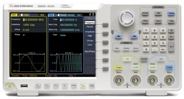 AWG-4085 Генератор сигналов специальной формы
