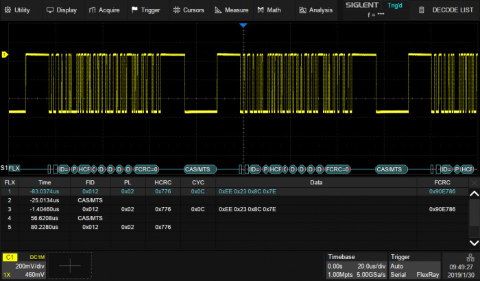 SDS-5000X-Flexray