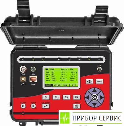 TESTER xDSL - анализатор xDSL с рефлектометром и WiFi-анализатором