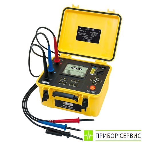 C.A 6555 - измеритель сопротивления изоляции до 15 кВ постоянного тока