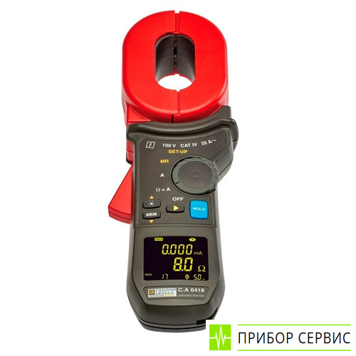 C.A 6418 - токовые клещи - измеритель сопротивления заземления
