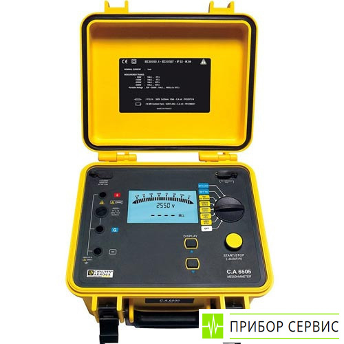 C.A 6505 - измеритель сопротивления изоляции