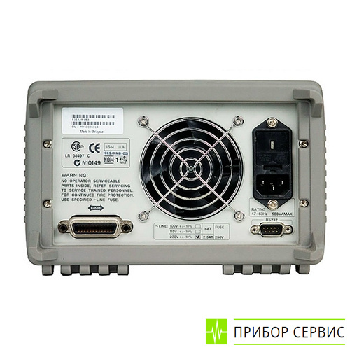 E3634A - источник питания постоянного тока, 1 канал, 200 Вт, 25 В/7 А или 50 В/4 А