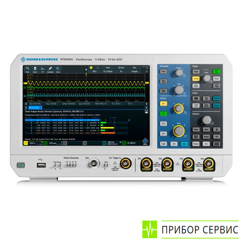 RTM3004 - осциллограф четырехканальный